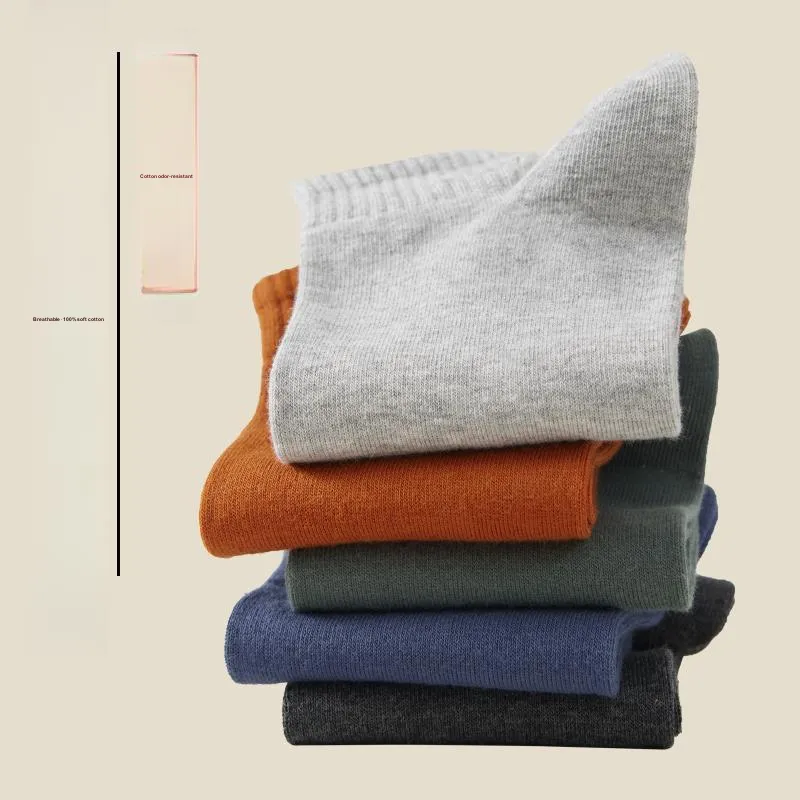 MIIOW Mid Calf Socks Unisex 5 Pack-7