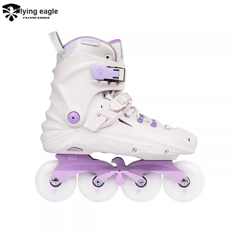 FLYING EAGLE Inline Skates Casual Street Commuting Unisex 36 46 Meteorite Black, Elegant White-5
