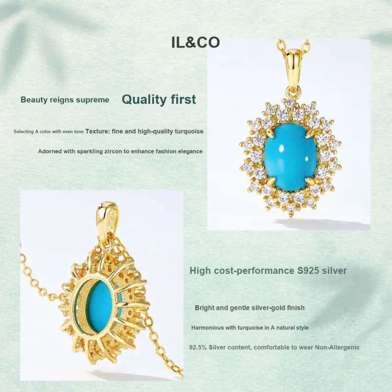 IL&CO. Turquoises Necklaces Women's-5