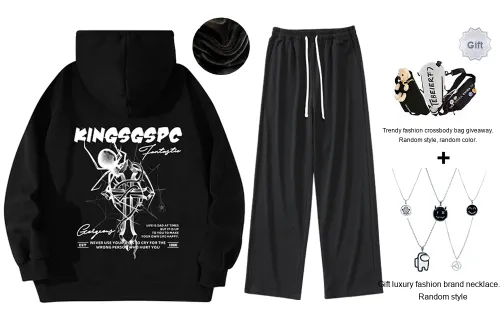 Kingsgspc Sweatshirt Sets Unisex