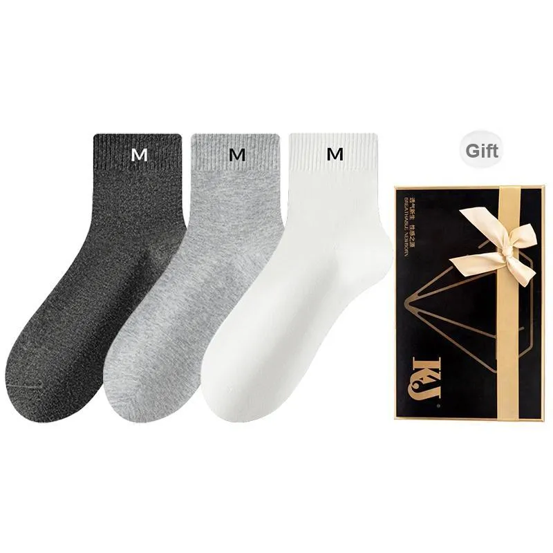 KJ Mid Calf Socks Unisex Box 3 Pack-14