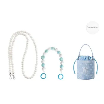 Ingenuity Handmade Anti Pearl Bag Strap Women's White