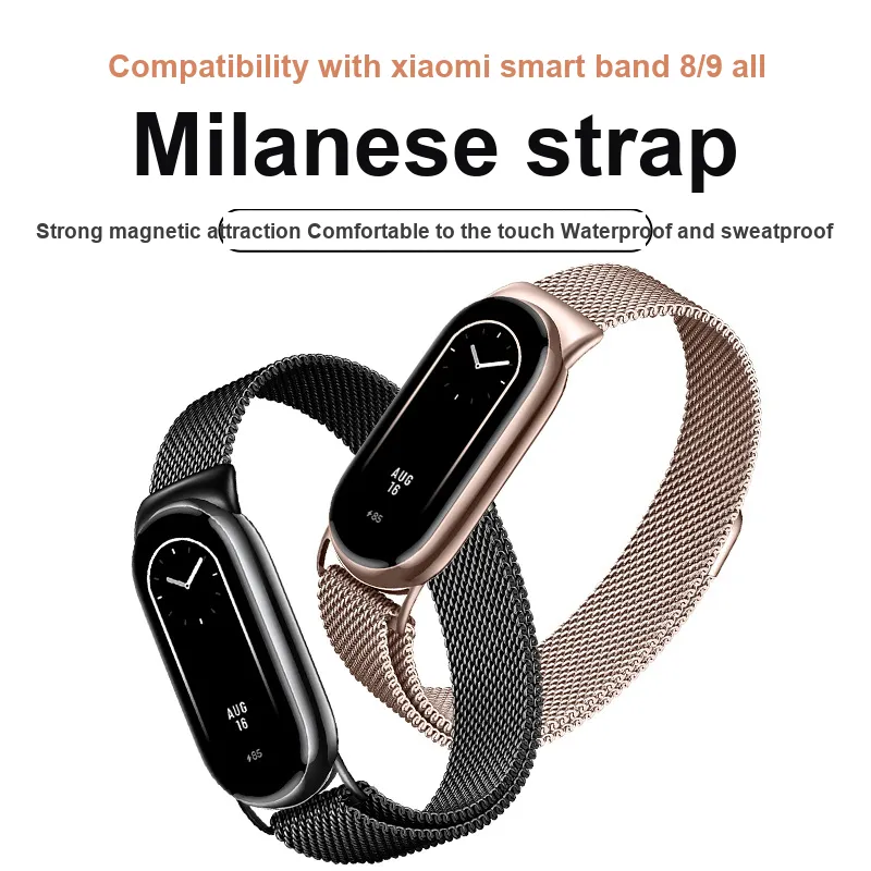 Akkerds Xiaomi Compatibility Watch Band 190mm Stainless Steel Material-6