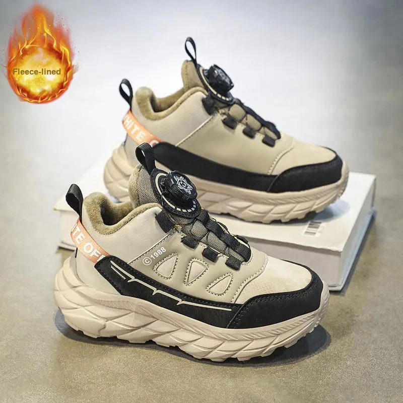 ROBINHOOD Slip-Resistant Cushioning Wear-Resistant Rebound Warm Kids' Running Shoes Kids'-10