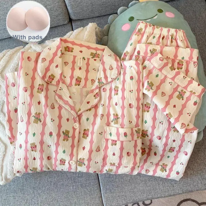 O'MESIK Pajama Set Women's Pink-2