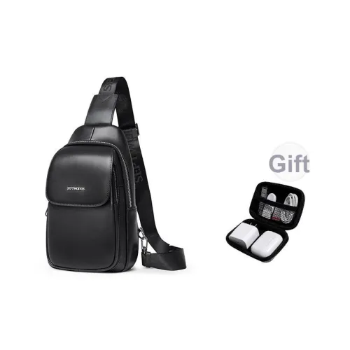 SEPTWOLVES Сумка через плечо из коровьей кожи QPL Мужская Черная