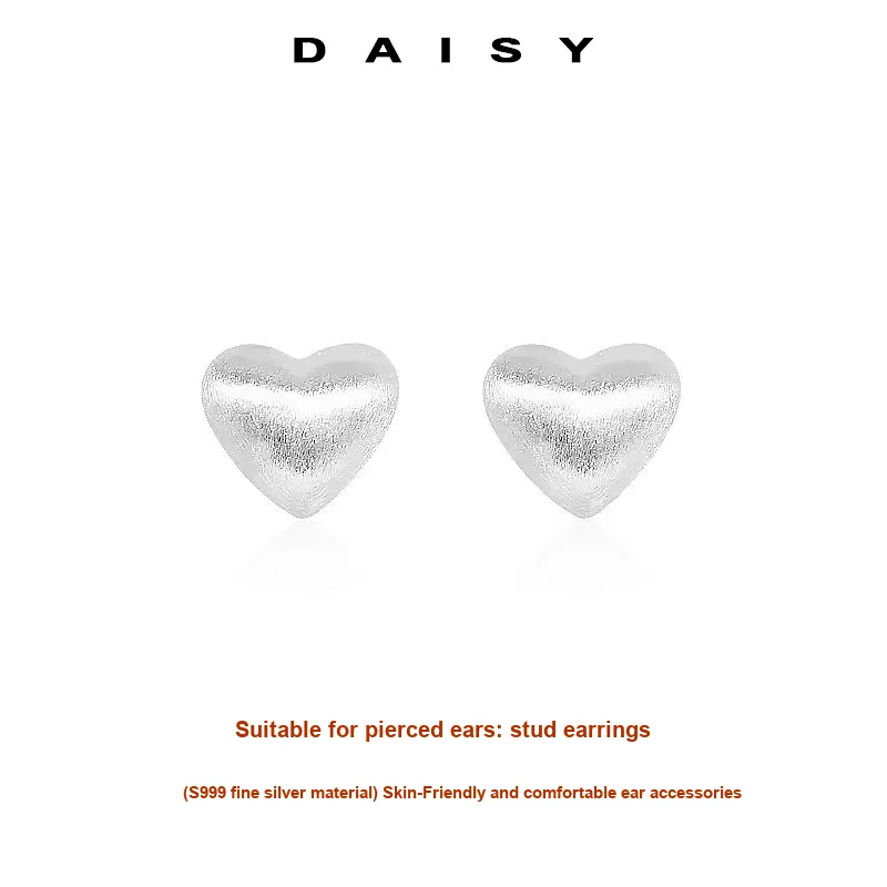 Daisy Dream Full Sterling Silver Stud Earrings Women's-2