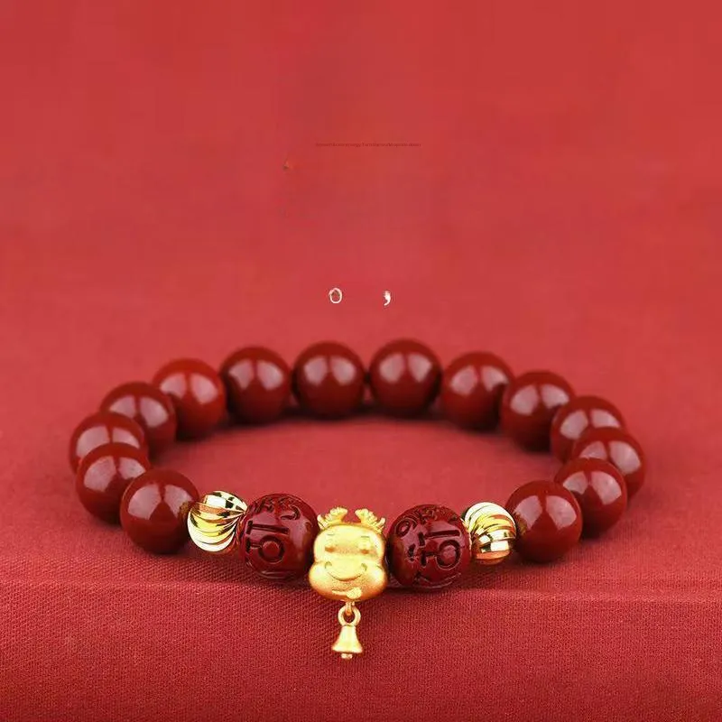 Baozhi Cinnabar Bracelets Unisex-4