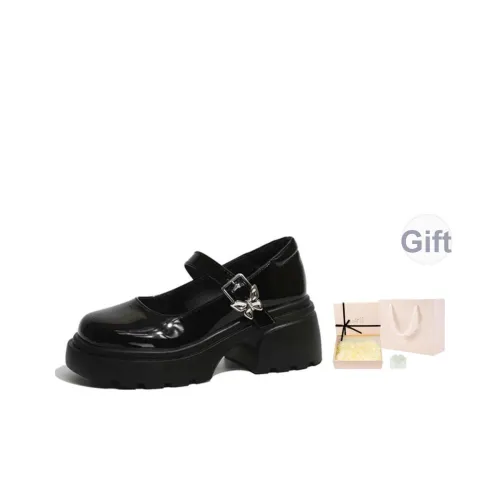 Xingdiman Грубый каблук Мэри Джейн Женские туфли