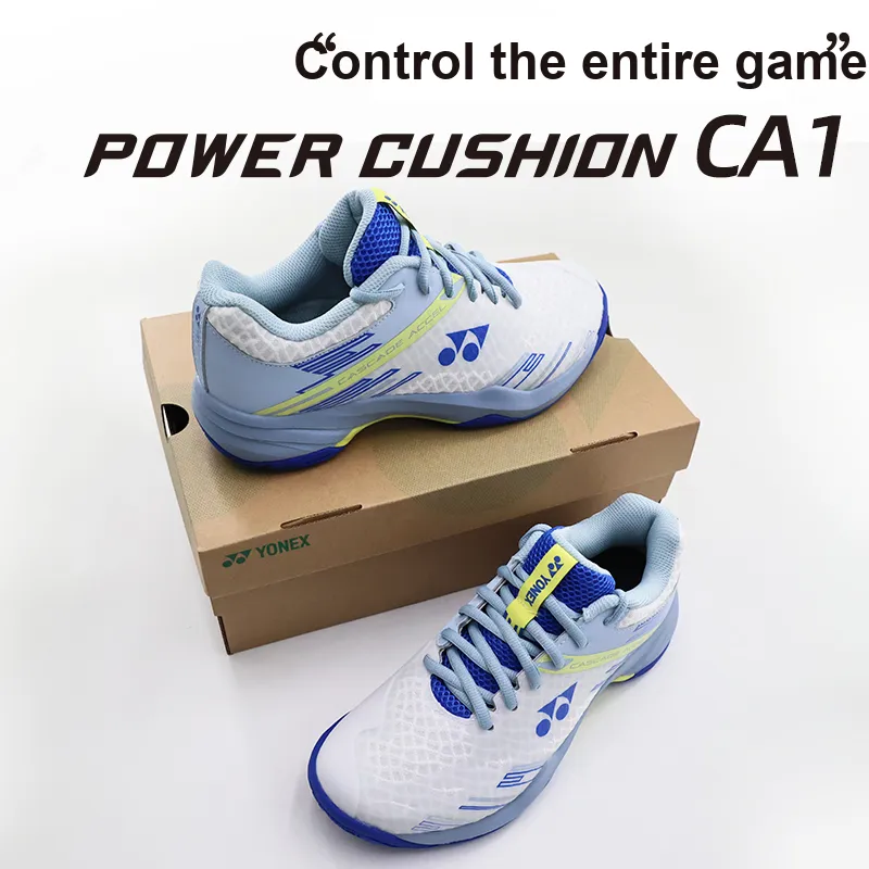 YONEX POWER CUSHION CASCADE ACCEL Low Top Badminton Shoes Unisex Blue-4
