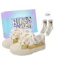 Yellow Bowknot+Exclusive Shoe Box+Gift Socks