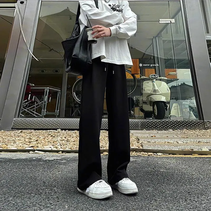 K411 Casual Pants Unisex Black-1