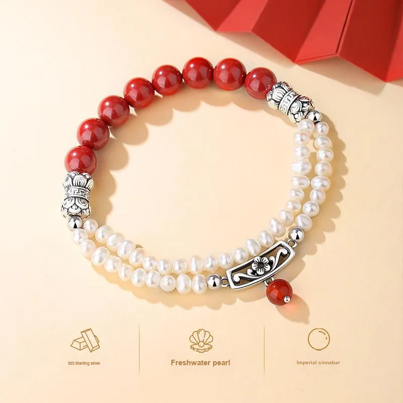 Royal Heaven's Choice Cinnabar Bracelets Unisex-1