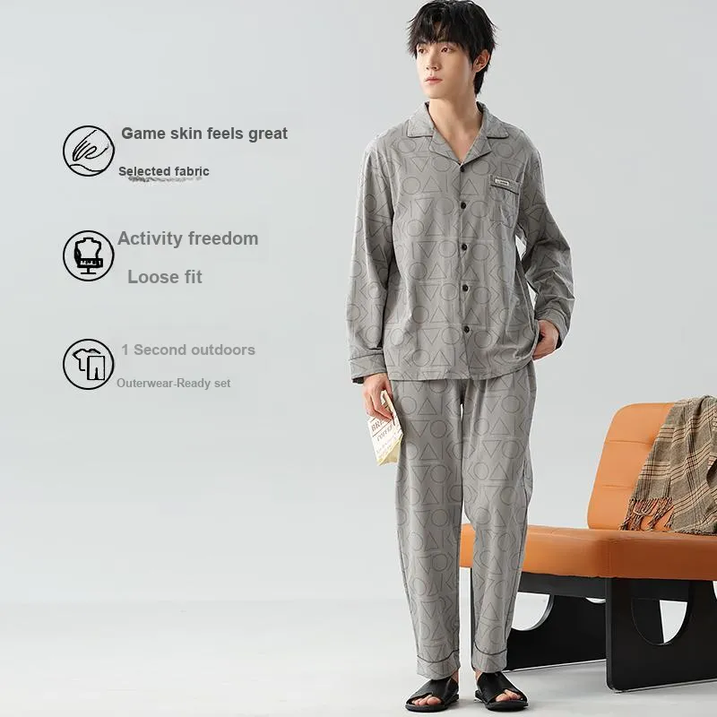 UAVAE Men Pajama Sets-6