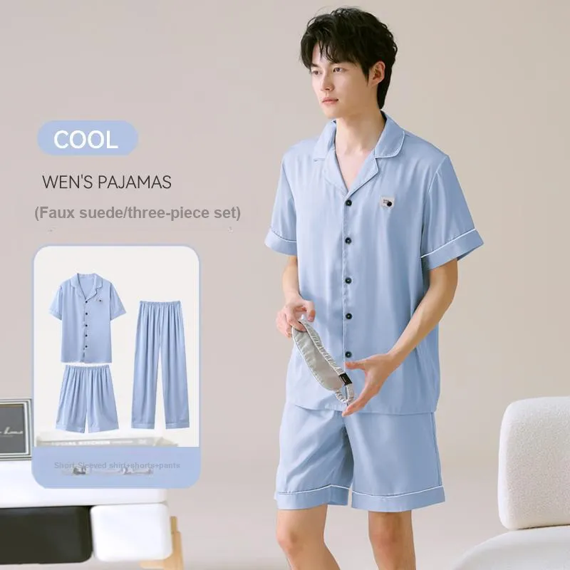 WANANNI Pajama Set Men's Image Color-2