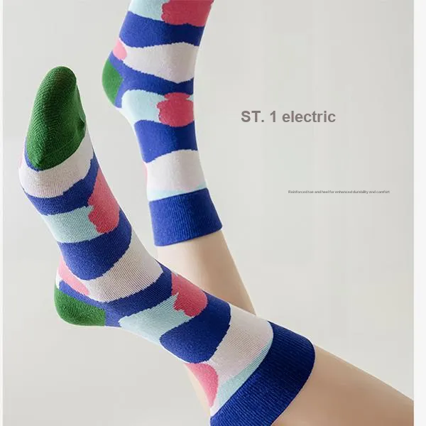 Woven Pear Unisex Mid-Calf Socks-2