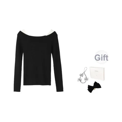 Fstudio Черный Женский Трикотаж