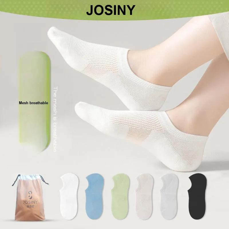 JOSINY Ankle Socks Unisex 6 Pack-1