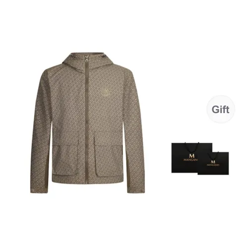 MANGANO Jacket Men's Khaki Includes Brand Shopping Bag