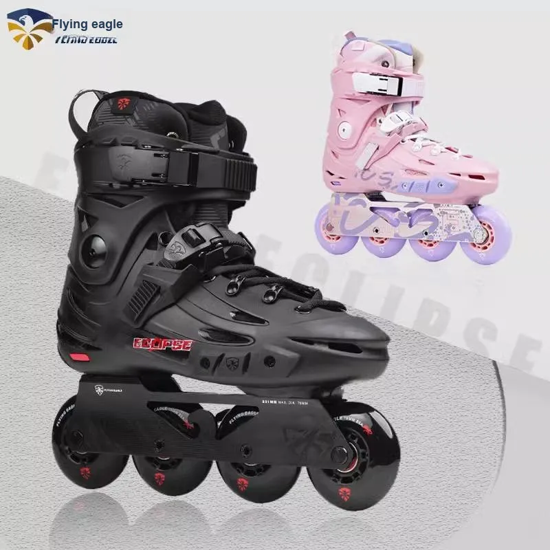 FLYING EAGLE Inline Skates PP+PU Casual Street Shooting Beginner Unisex 36 46 F5S Black Red-2