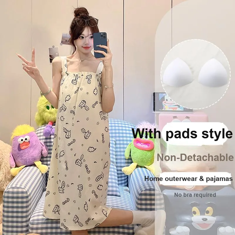 OUSHIBO Nightgown Women's Image Color-3