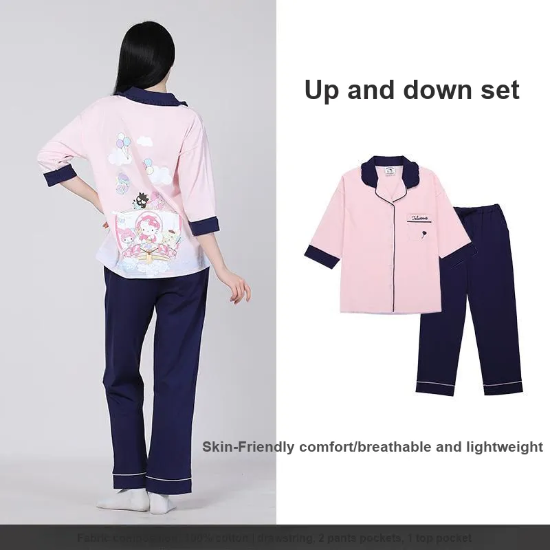 Tutuanna* x Hellokitty Pajama Set, Loungewear, Nightgown Women's-3