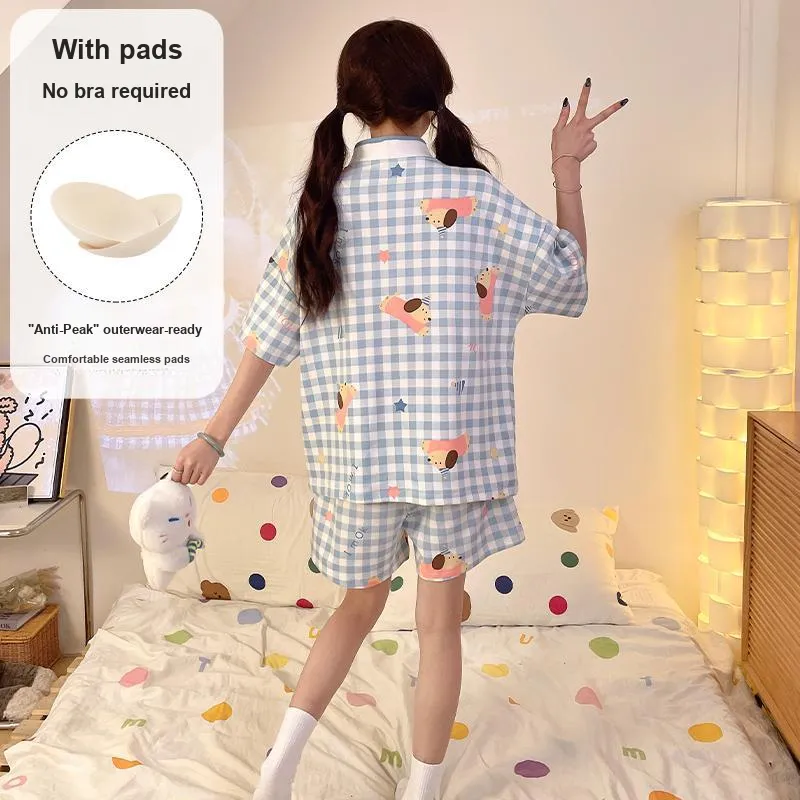 O'MESIK Pajama Set Women's Blue-6