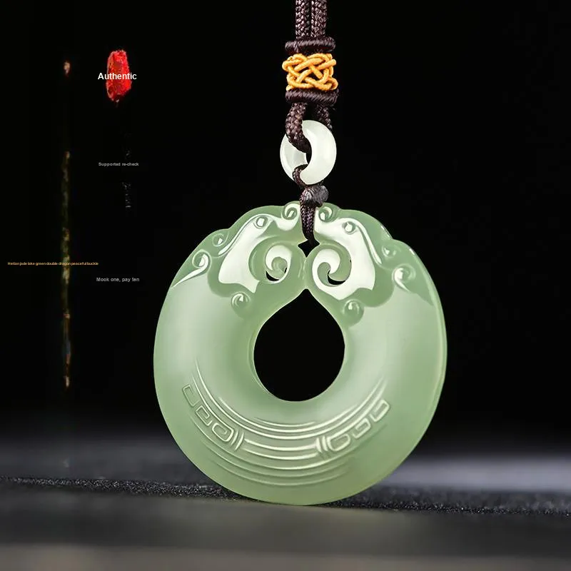 KUNYUYAO Pendants Pale Greenish White Jade Unisex-7