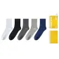 [5 Pack]White+Black+Dark Gray+Light Gray+Sapphire Blue