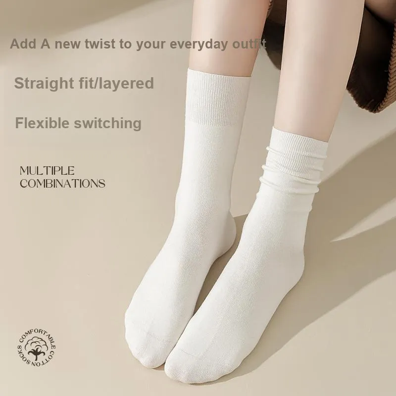 Caramella Mid Calf Socks Women's Combo Set-65
