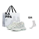 White/Green[White Shopping Bag+Thigh-High Socks]