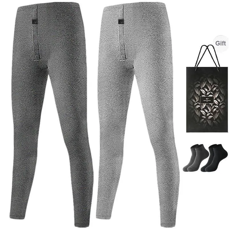 SEPTWOLVES Thermal Pants Men's 2 Pack+Shopping Bag-12