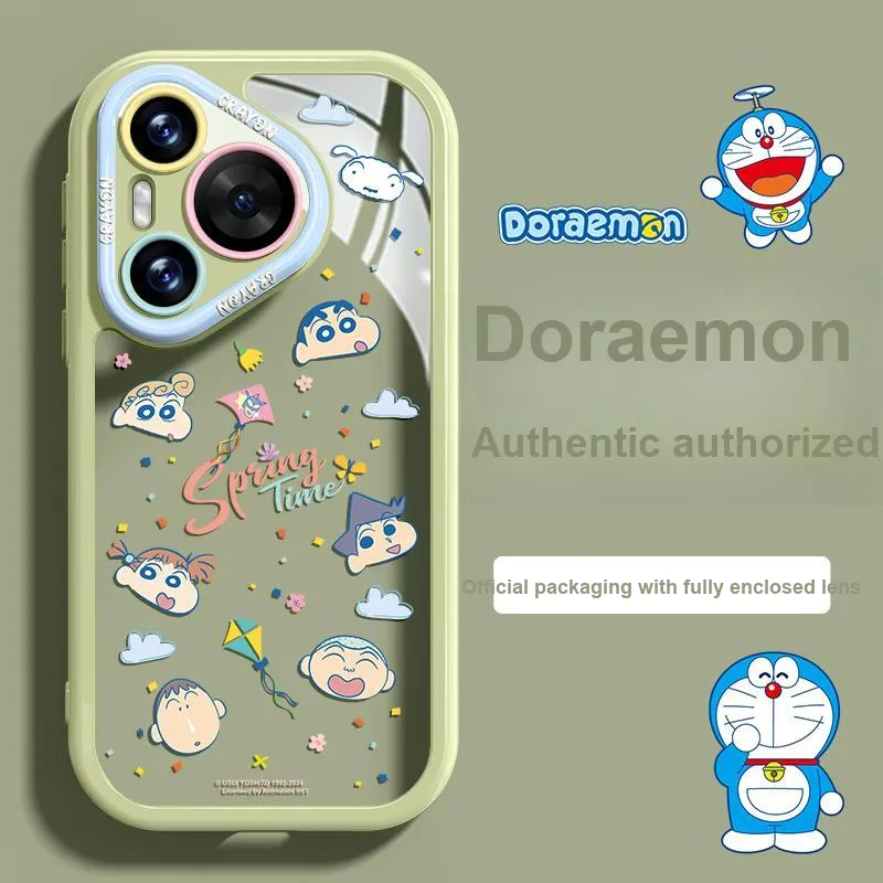 Pin Sai x SHINCHAN Silicone Material Phone Cases For Huawei Pura70Pro/70/Pura Cartoon Cute Style-16