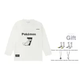 Pikachu Style White+2 Pack Socks