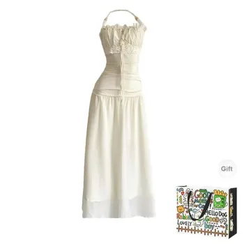 HAPG Slip Dresses Women's Apricot Shopping Bag