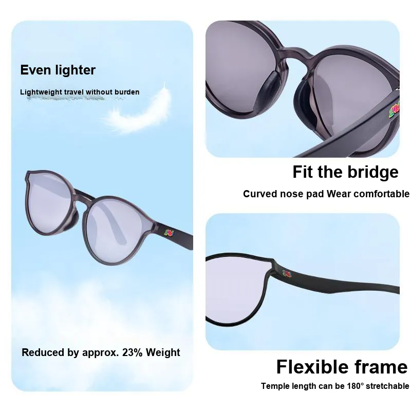 LUKI TR/Memory Plastic Round Sunglasses Kids'-9