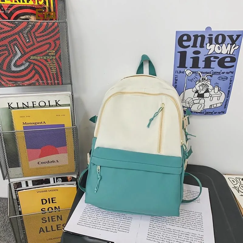 Yalu Nylon Backpack Unisex Multicolor-7