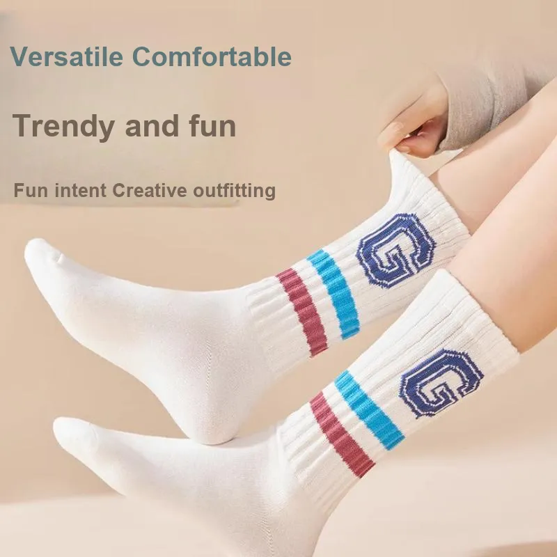 Top Melon Knee High Socks Women's 5 Pack-16