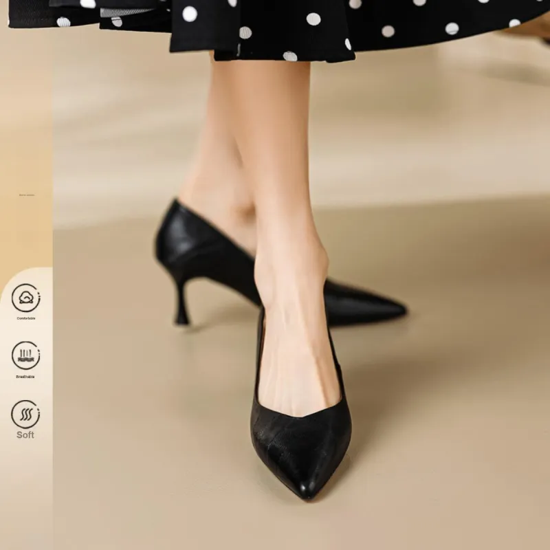 【dme】 Block Heel High Heels Women's-3