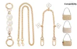 Pearl Extender Chain+Long Chain+Four-Leaf Clover Decorative Chain