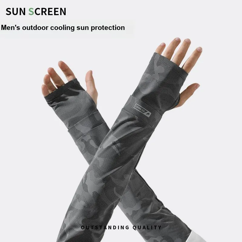NANJIREN Lightweight Sun Protection Sleeves Men's-1