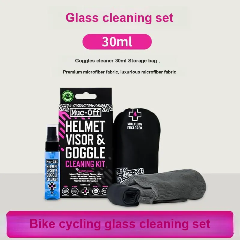 MUC-OFF Cycling Gear Glass Cleaning Kit Unisex 30ml-1