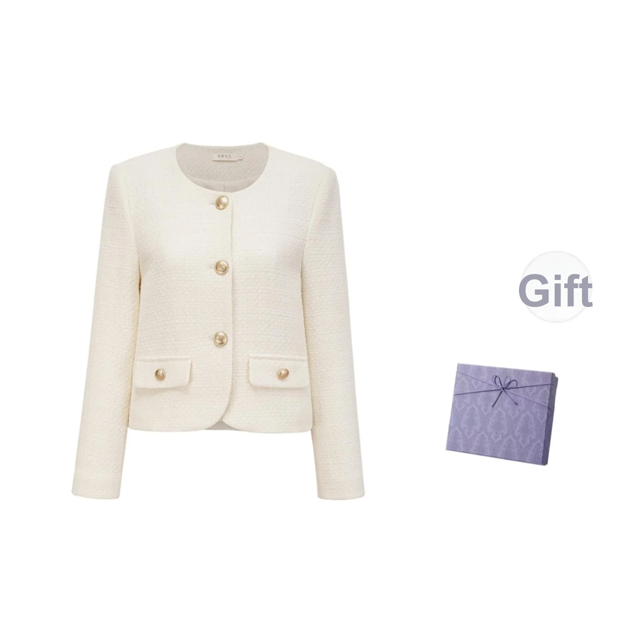 DITB Молоко Белый Короткий Пальто Женские Бархатные Куртки