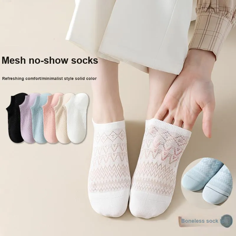 Top Melon No Show Socks Women's 5 Pack-25