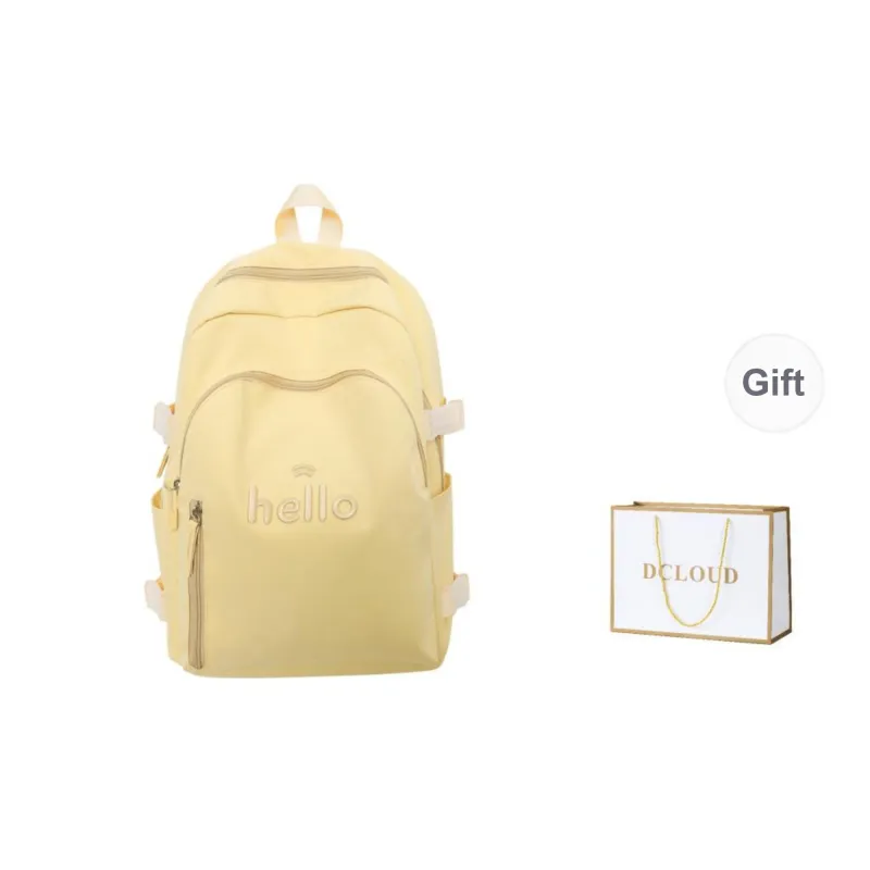 DCLOUD Nylon Backpack Tubas Unisex Multicolor-0