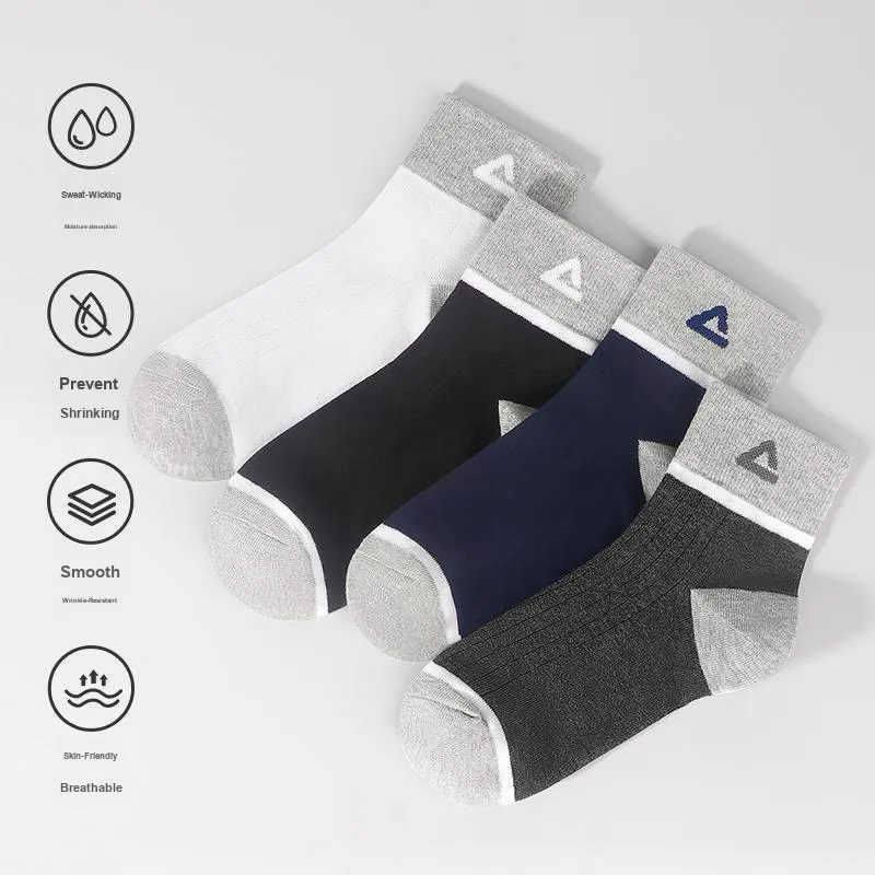 PEAK Mid Calf Socks Unisex 6 Pack-10