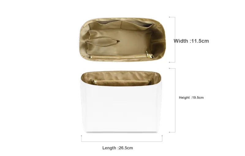 GUYI DuPont Paper With Microfiber Bag Accessory Bag Insert Women's Brown-19