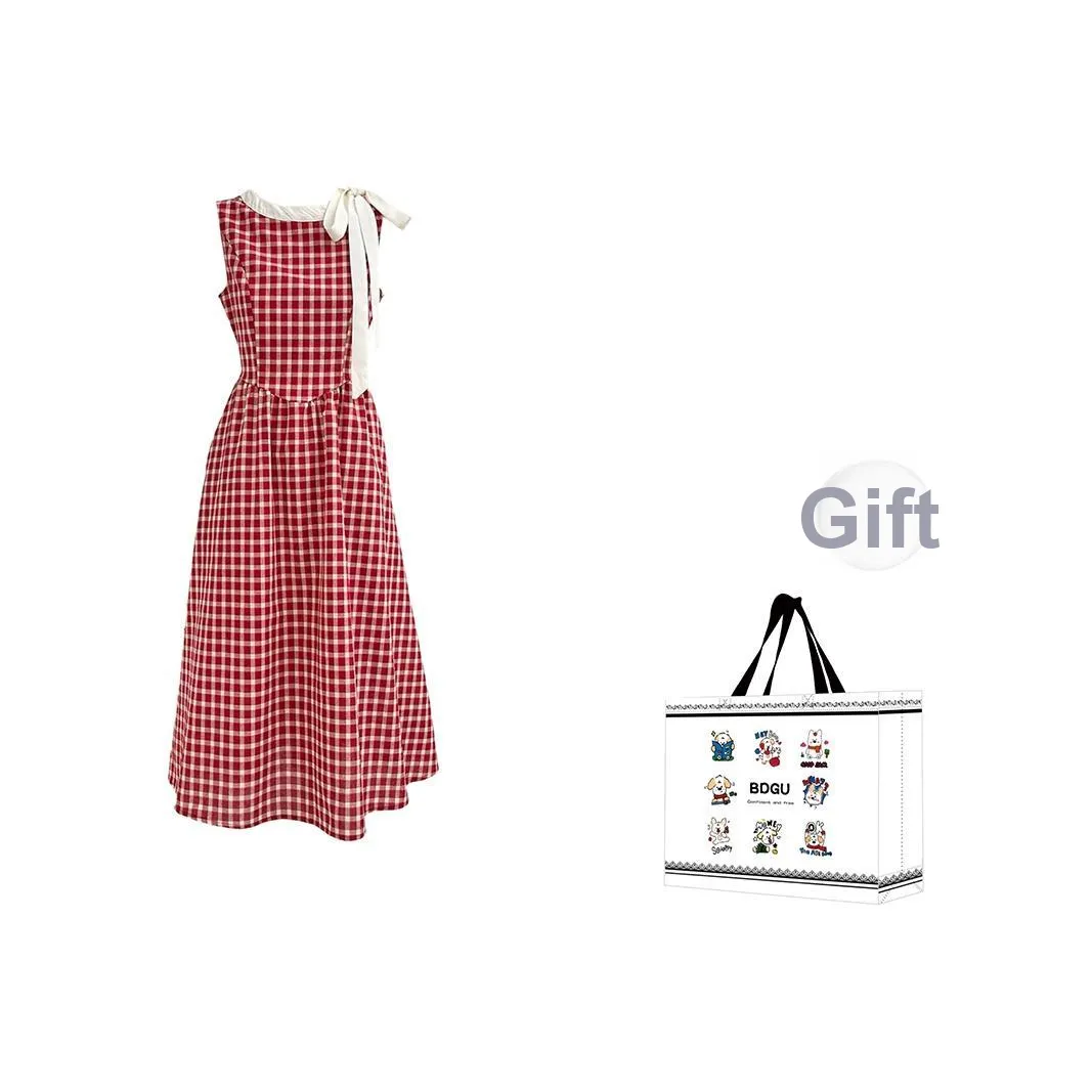 BDGU Red Женские Платья без рукавов