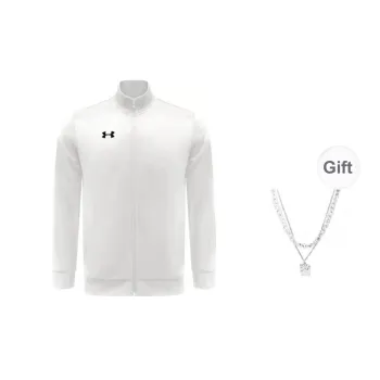 Under Armour Jackets Coats Unisex White Comes With Necklace