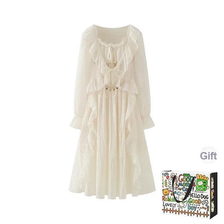 Dippanis Two Piece Skirt Sets Women's-0
